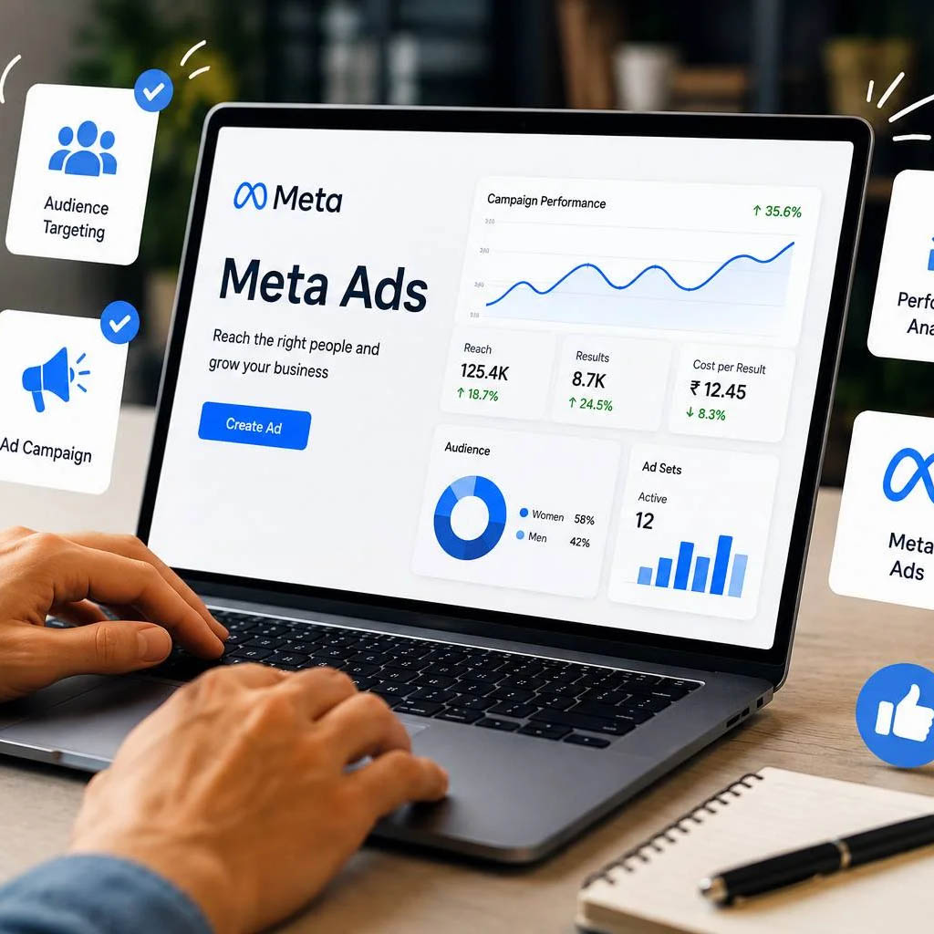 Gestión de contenido para redes sociales y campañas de anuncios